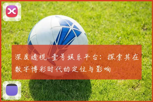 深度透视_壹号娱乐平台：探索其在数字博彩时代的定位与影响